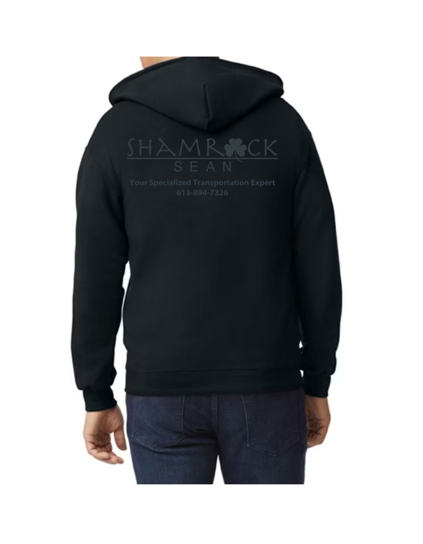 Shamrock Sean Transportation Zipered Hoodie