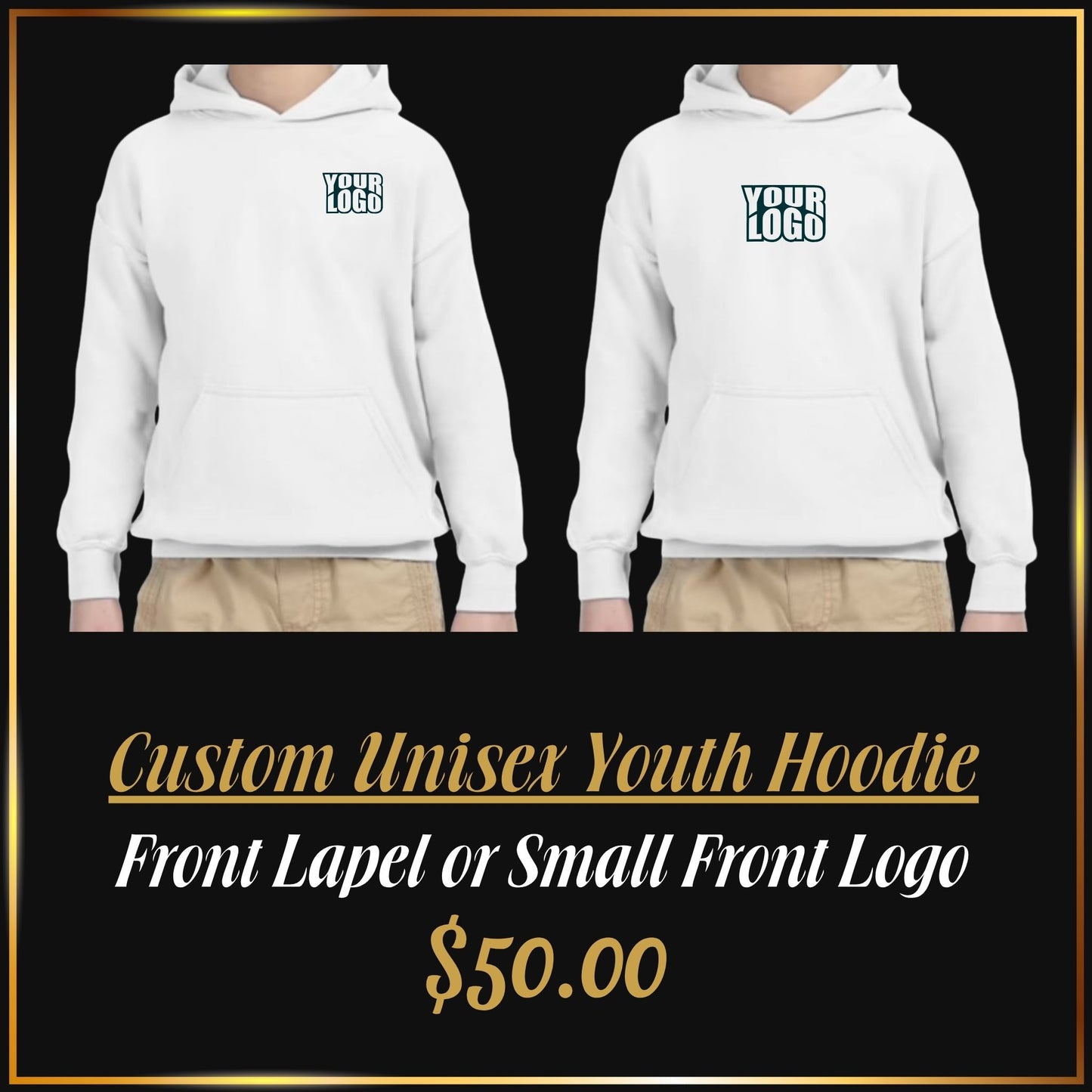 Custom Embroidered Youth Hoodies | Personalized Youth Custom Apparel