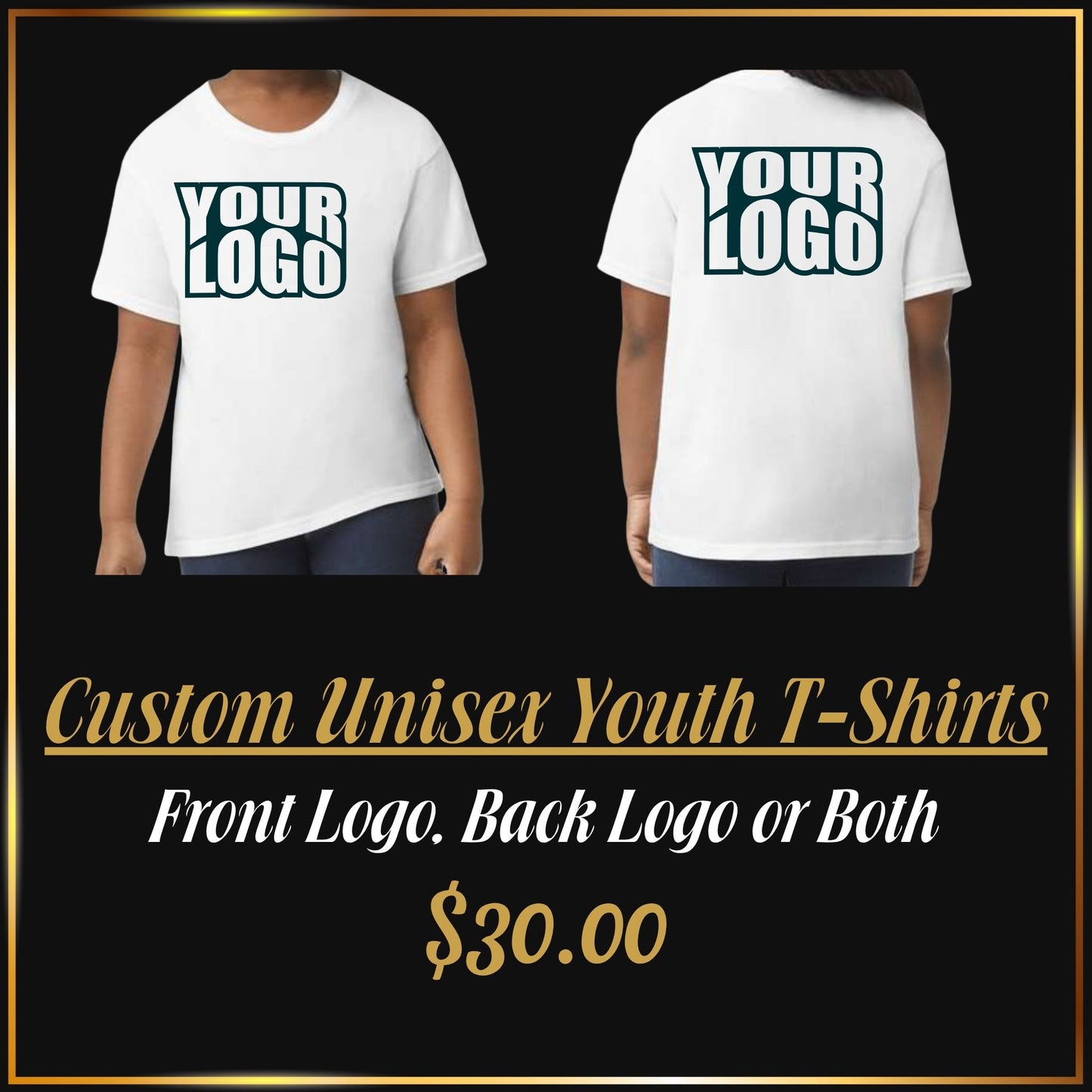 Custom DTF Printed Youth T-Shirts | Personalized Youth Apparel