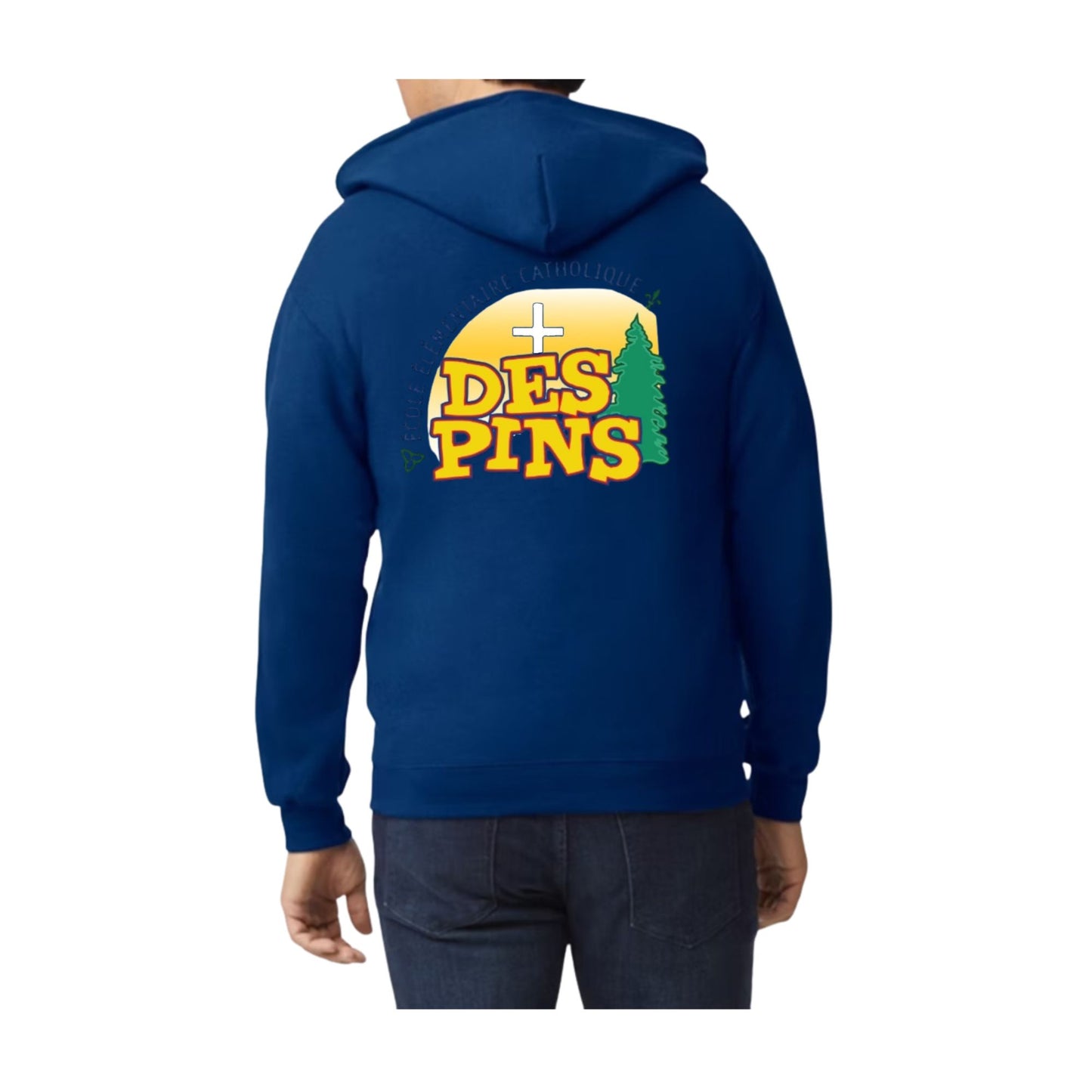 Chandail à Capuchon avec Fermeture Éclair Pour Adulte / Adult Zippered Hoodie