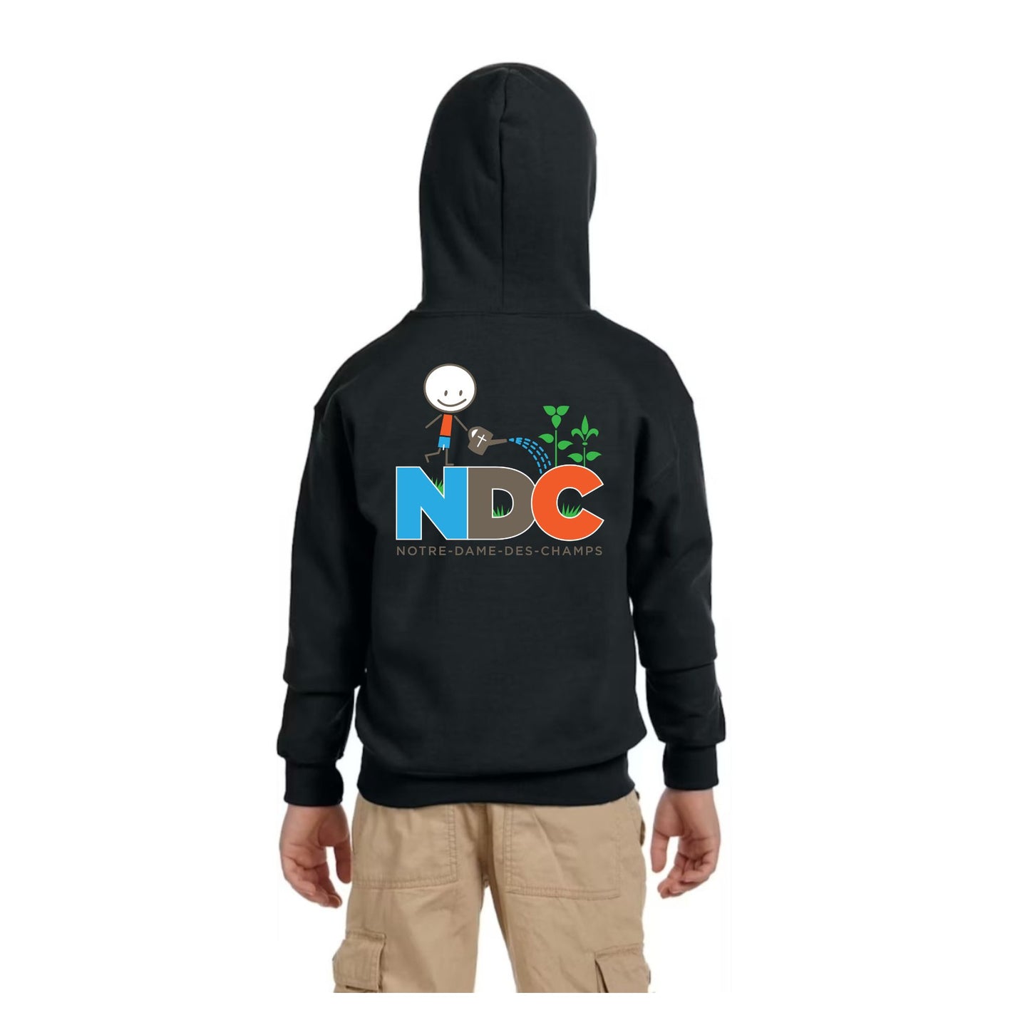 NDC Chandail à Capuchon avec Fermeture Éclair Pour Jeunes / NDC Youth Zippered Hoodie