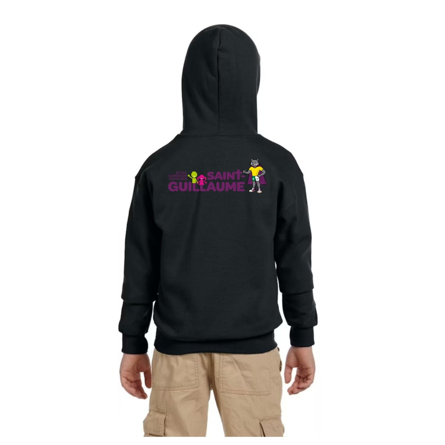 Chandail à Capuchon avec Fermeture Éclair Pour Jeunes / Youth Zippered Hoodie