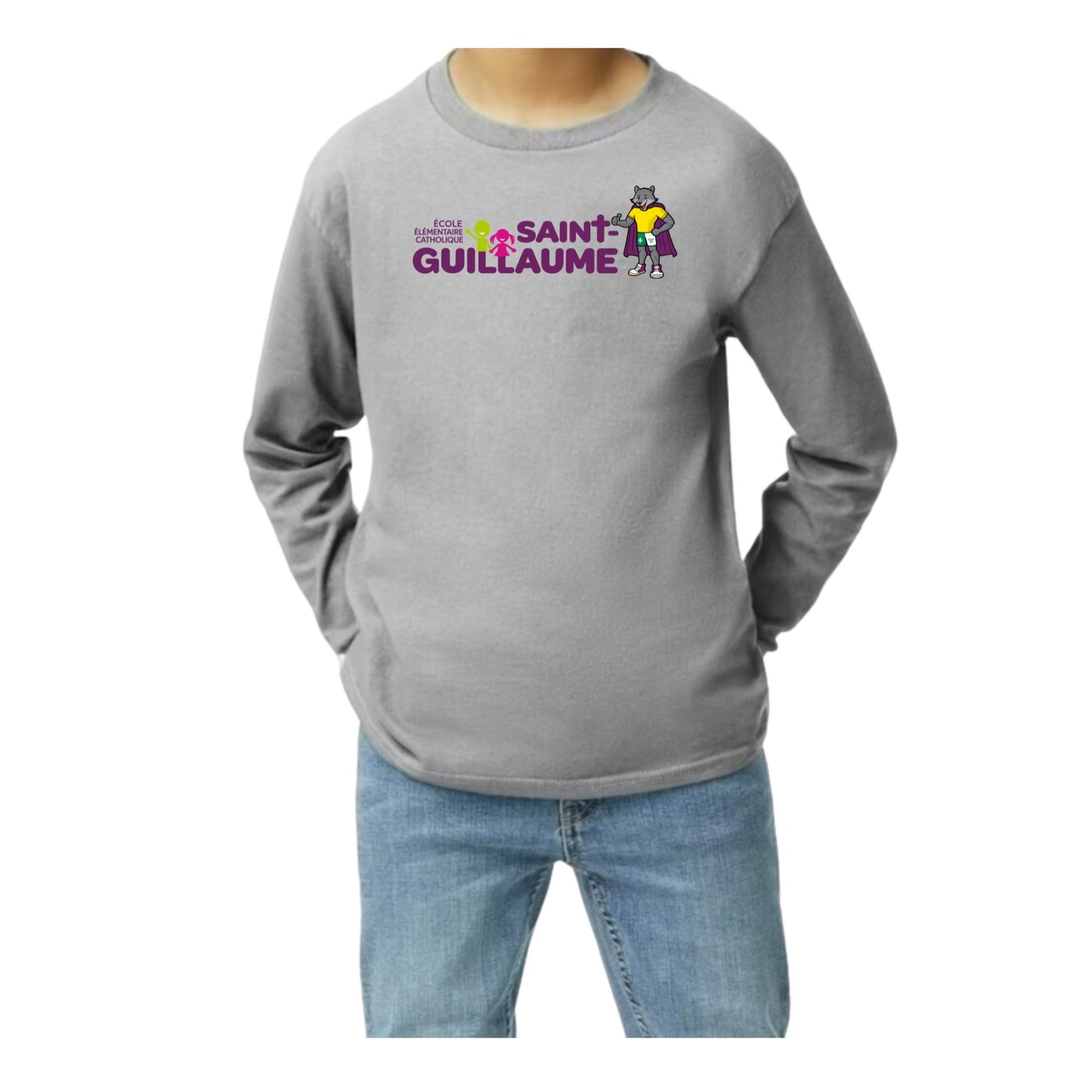 Chandail à Manches Longues Pour Jeunes / Youth Long Sleeve Shirt
