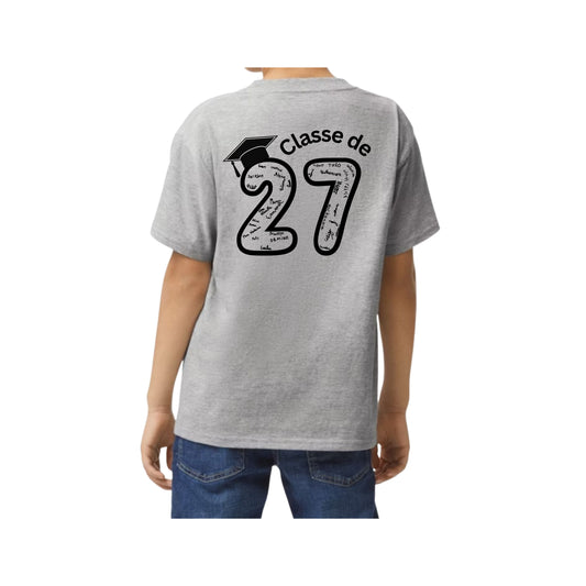 STG - T-shirt Des 2027 Finissants / 2027 Grad Tshirt