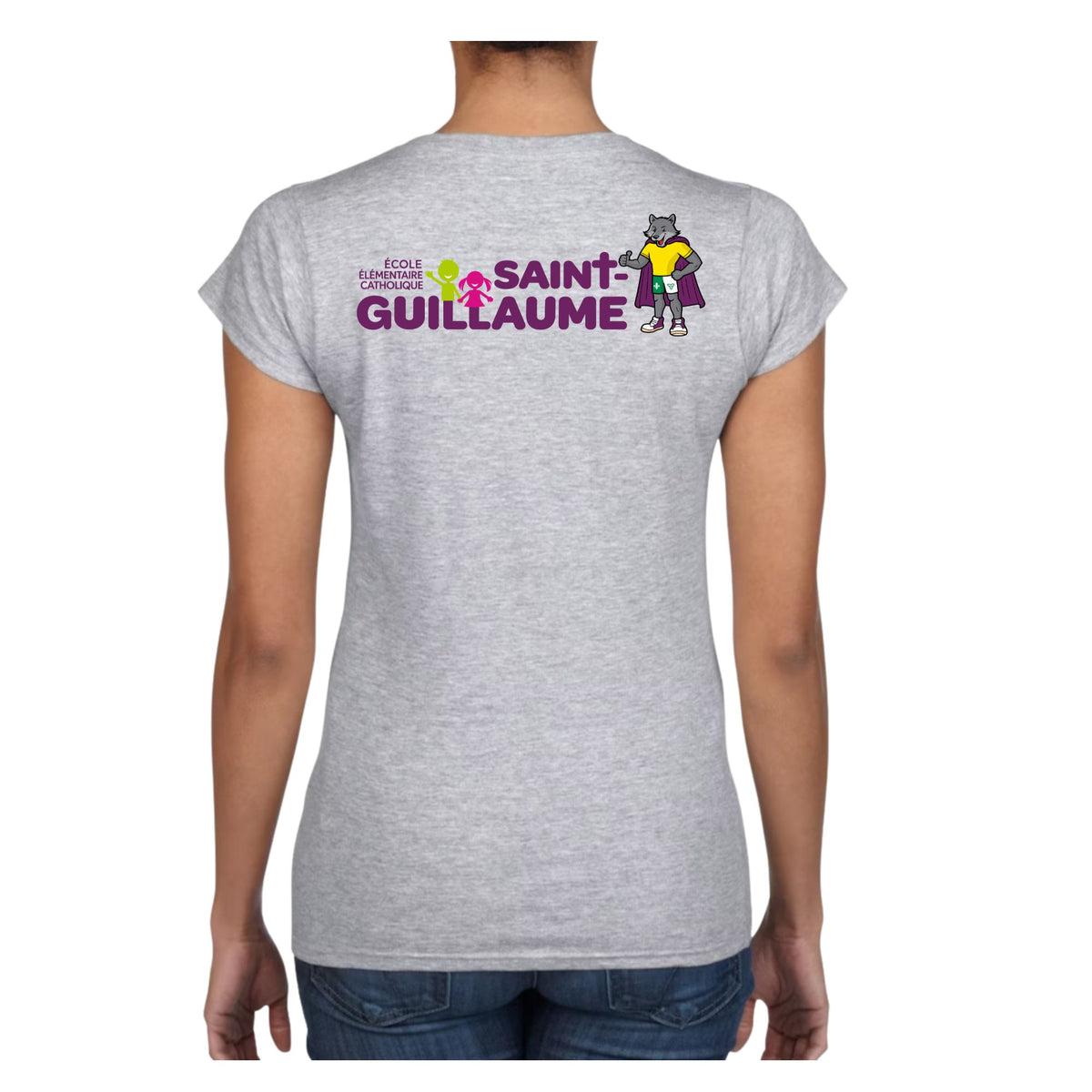 T-shirt Pour Femme à Col en V / Women's Vneck Tshirt