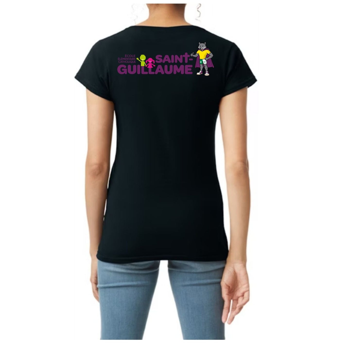 T-shirt Pour Femme à Col en V / Women's Vneck Tshirt