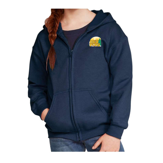 Chandail à Capuchon avec Fermeture Éclair Pour Jeunes / Youth Zippered Hoodie