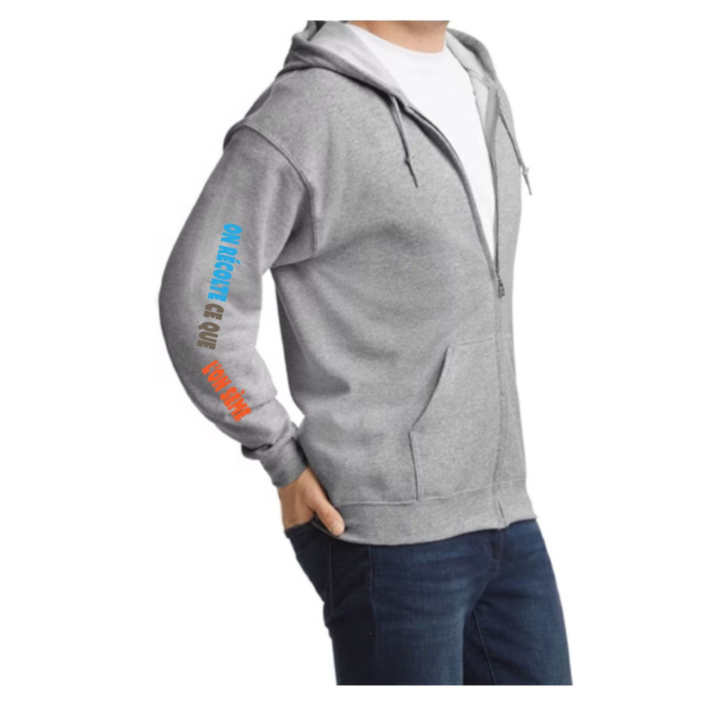 NDC Chandail à Capuchon avec Fermeture Éclair Pour Adulte / NDC Adult Zippered Hoodie
