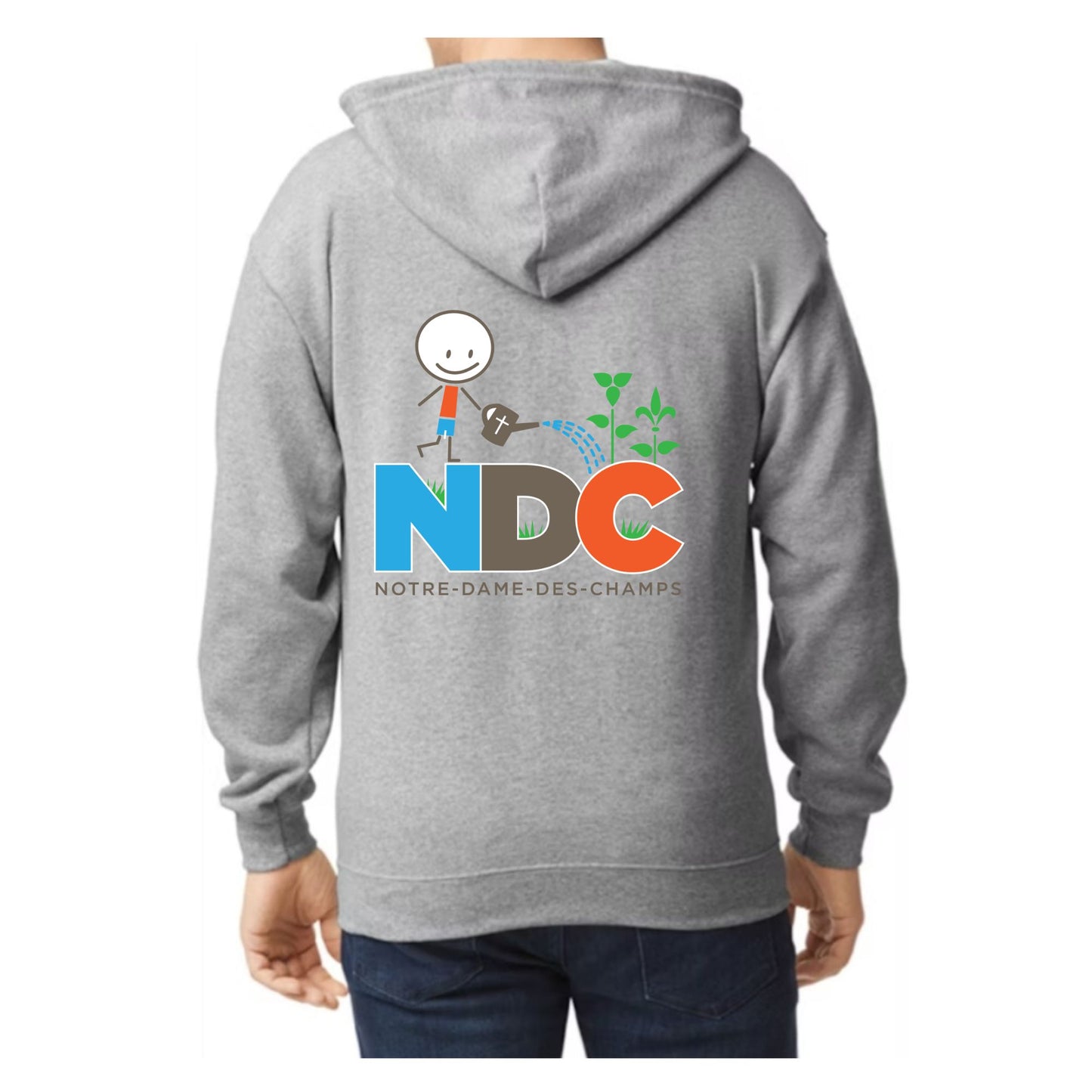 NDC Chandail à Capuchon avec Fermeture Éclair Pour Adulte / NDC Adult Zippered Hoodie