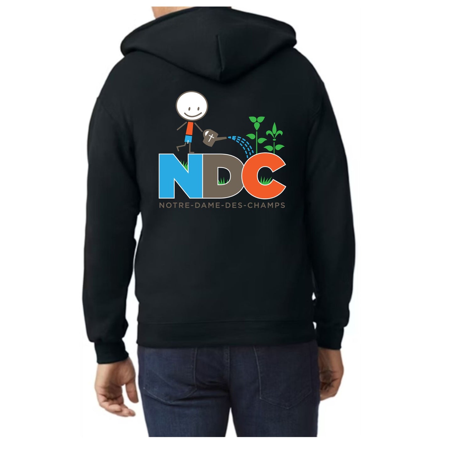 NDC Chandail à Capuchon avec Fermeture Éclair Pour Adulte / NDC Adult Zippered Hoodie