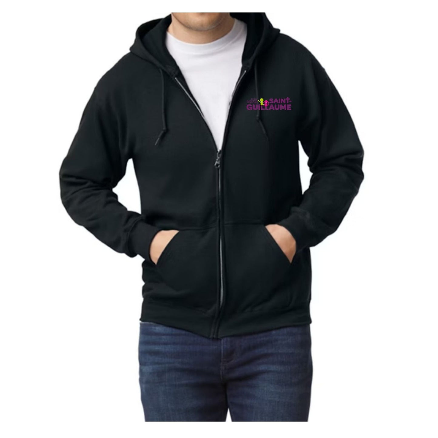 Chandail à Capuchon avec Fermeture Éclair Pour Adulte / Adult Zippered Hoodie