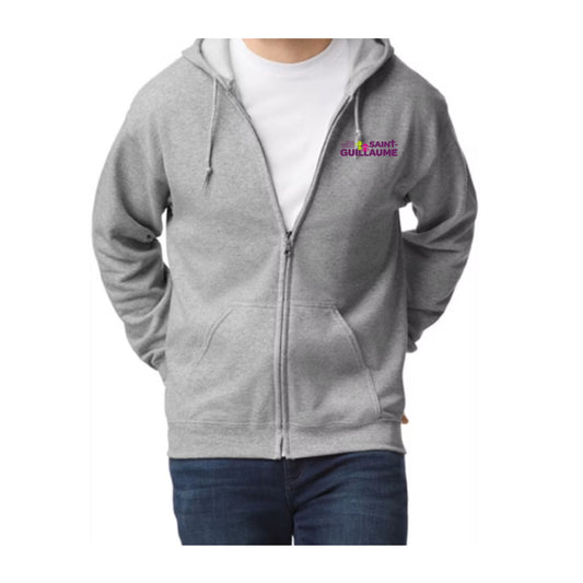 Chandail à Capuchon avec Fermeture Éclair Pour Adulte / Adult Zippered Hoodie