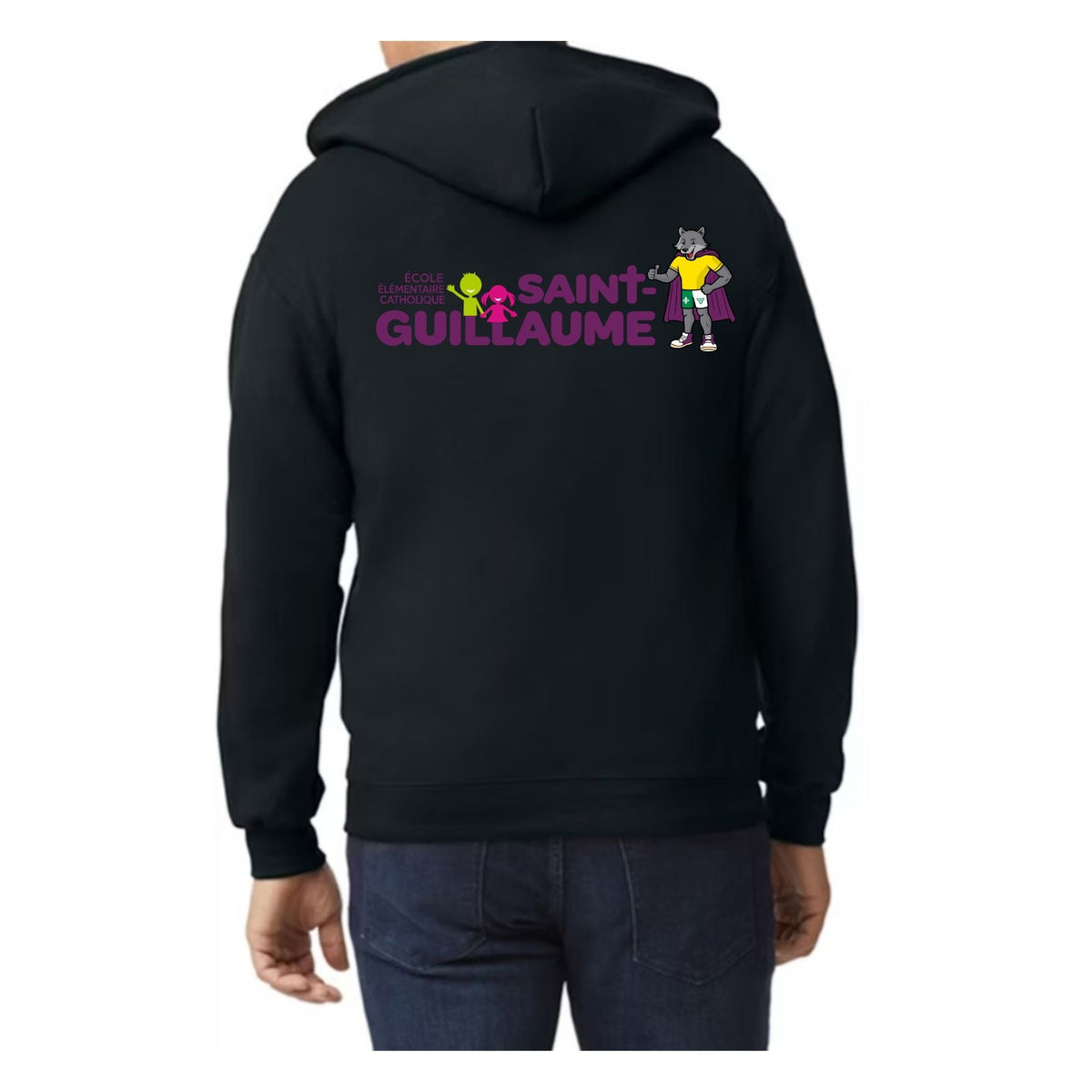 Chandail à Capuchon avec Fermeture Éclair Pour Adulte / Adult Zippered Hoodie