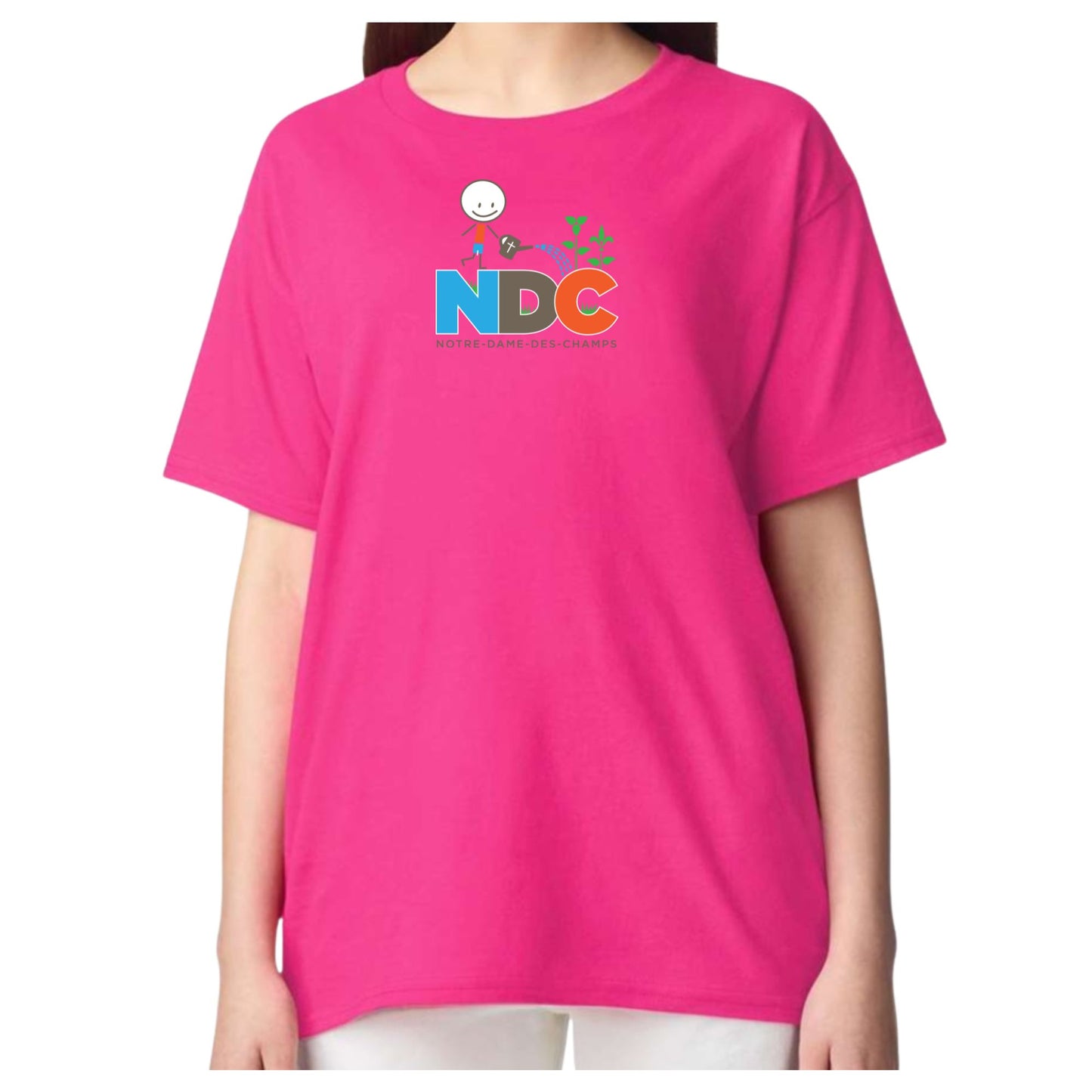 T-shirt pour jeunes NDC – Lutte contre l’intimidation (Journée du chandail rose) / NDC Youth Tshirt - Anti-Bullying (Pink Shirt Day)