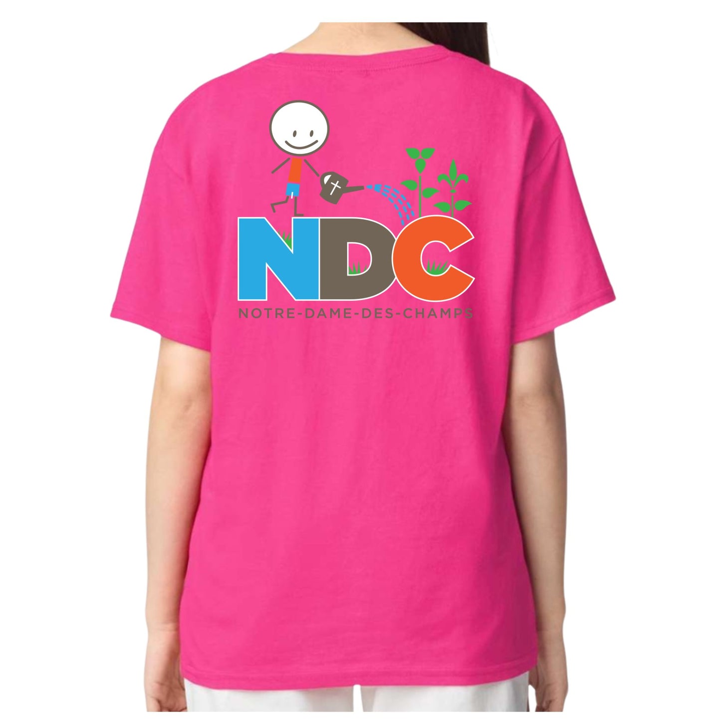 T-shirt pour jeunes NDC – Lutte contre l’intimidation (Journée du chandail rose) / NDC Youth Tshirt - Anti-Bullying (Pink Shirt Day)