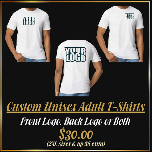 Custom DTF Printed Adult T-Shirts | Personalized Adult Unisex Apparel