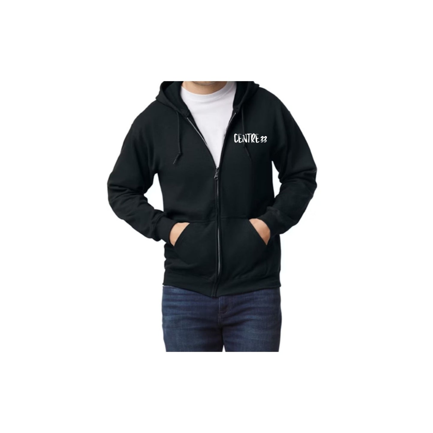 Centre33 Adult Zippered Hoodie