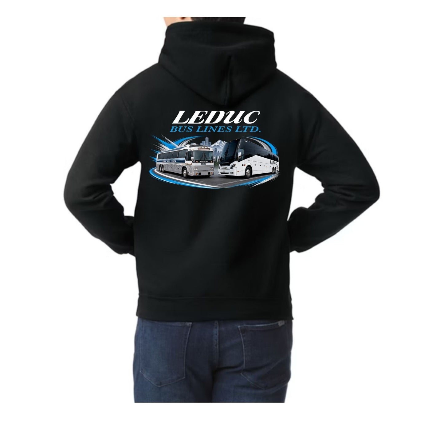 Leduc Bus Lines Ltd - Charter Bus Logo Hoodies