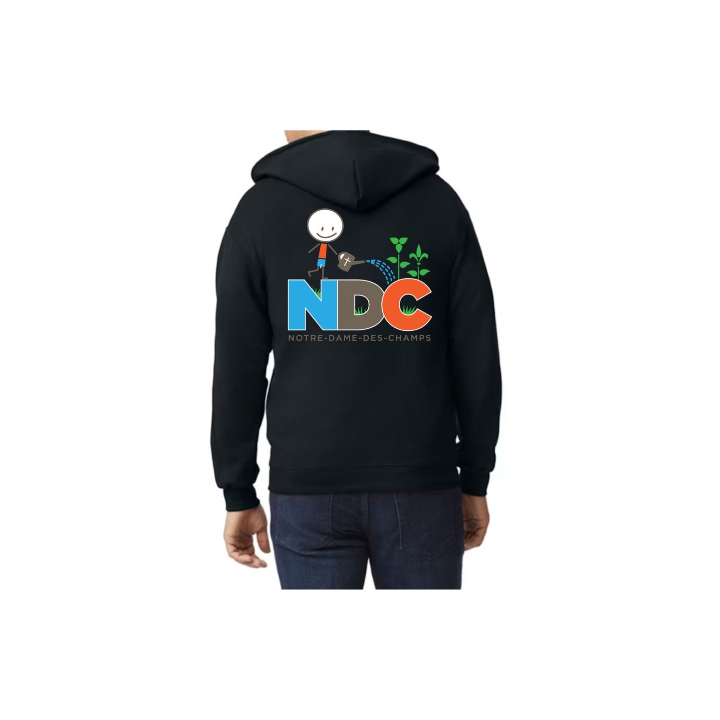 NDC Chandail à Capuchon avec Fermeture Éclair Pour Adulte / NDC Adult Zippered Hoodie