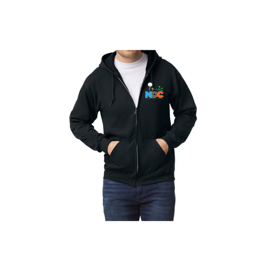 NDC Chandail à Capuchon avec Fermeture Éclair Pour Adulte / NDC Adult Zippered Hoodie