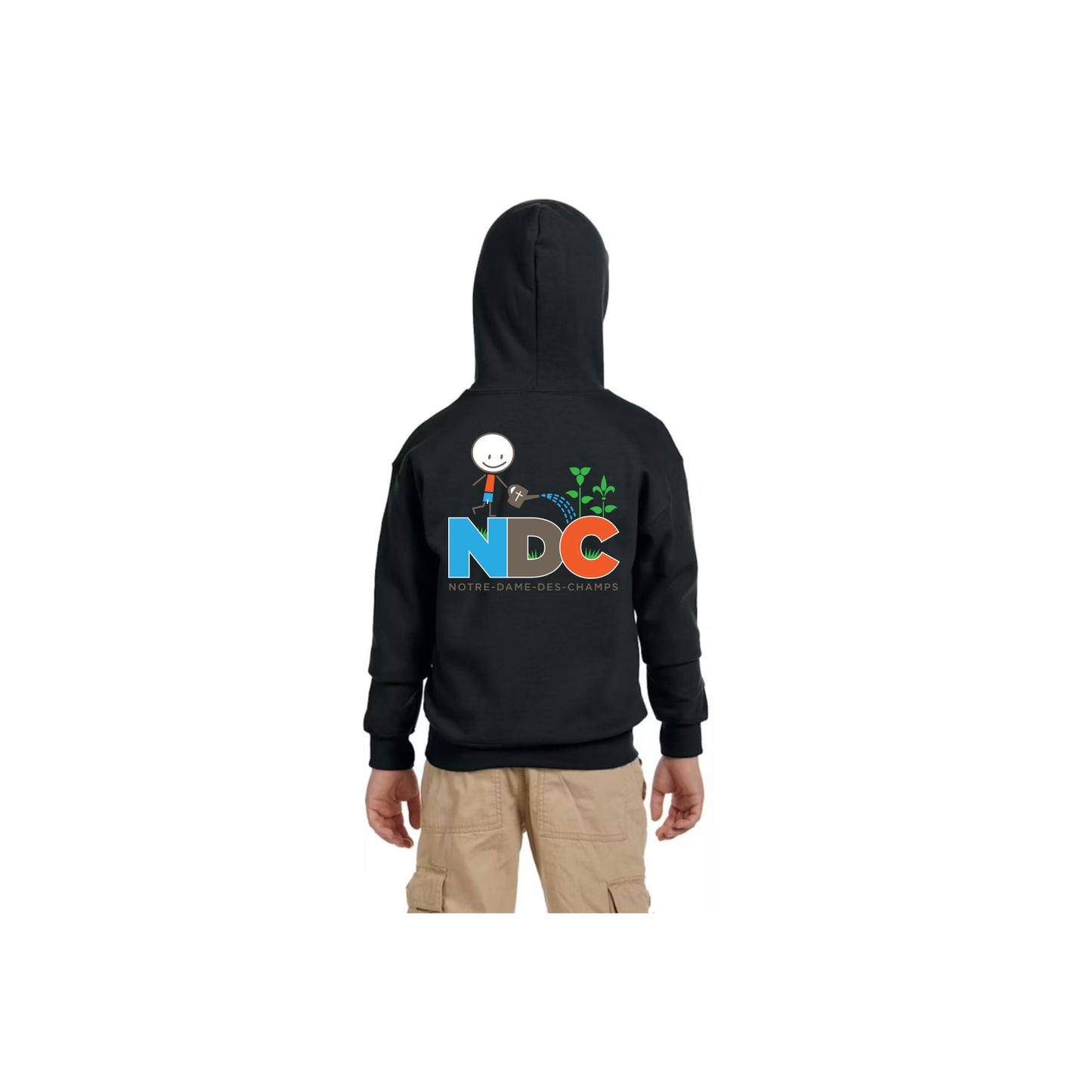 NDC Chandail à Capuchon avec Fermeture Éclair Pour Jeunes / NDC Youth Zippered Hoodie