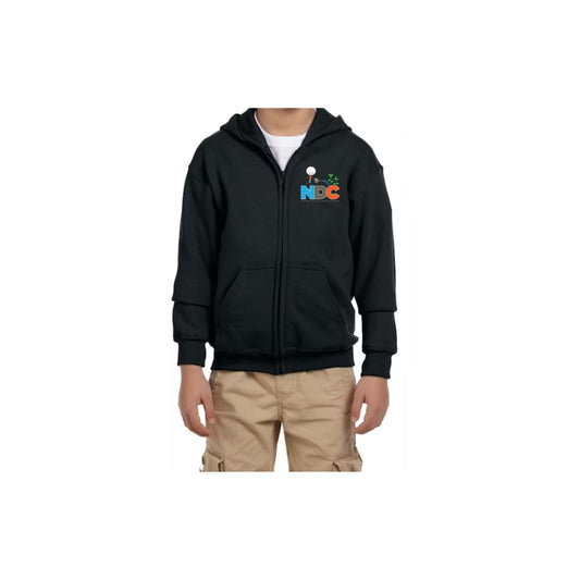 NDC Chandail à Capuchon avec Fermeture Éclair Pour Jeunes / NDC Youth Zippered Hoodie