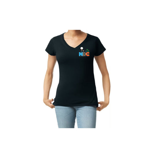 NDC T-shirt Pour Femme à Col en V / NDC Women's Vneck Tshirt