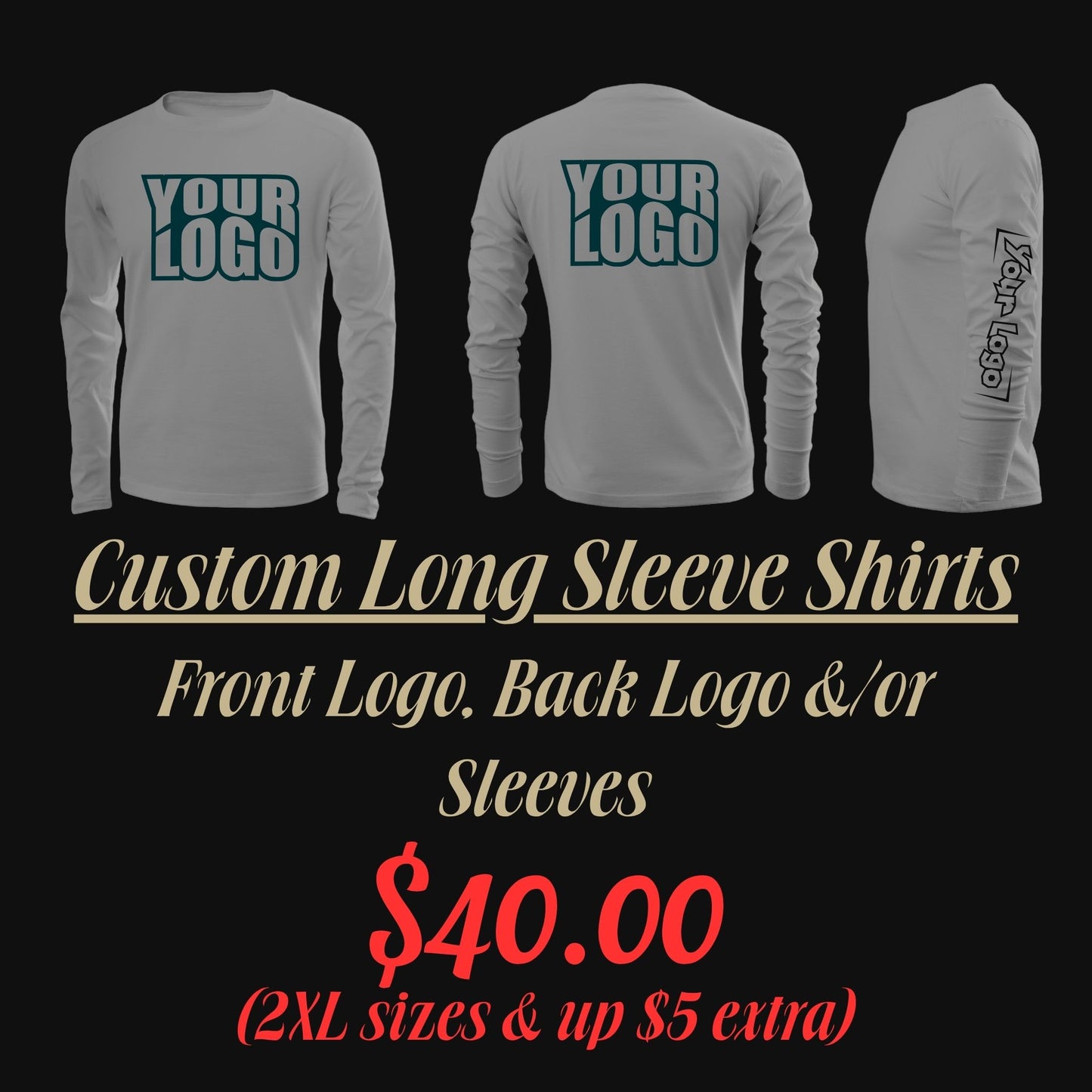 Custom DTF Long Sleeve Shirt