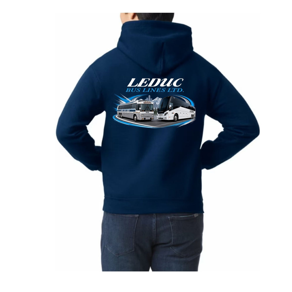 Leduc Bus Lines Ltd - Charter Bus Logo Hoodies
