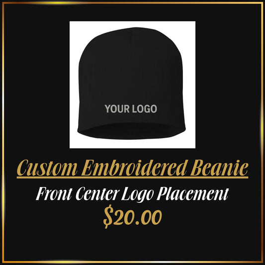 Custom Embroidered Beanie | Personalized Logo Winter Hat