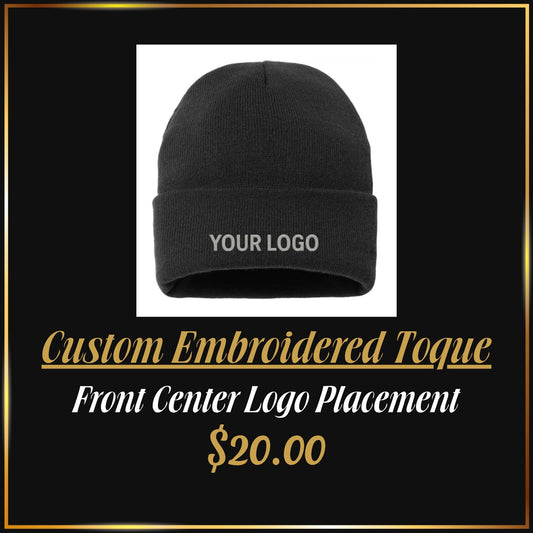 Custom Embroidered Toque | Personalized Logo Winter Hat