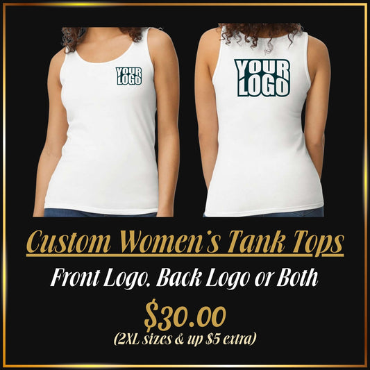 Custom DTF Printed Women’s Tank Tops | Personalized Women’s Apparel