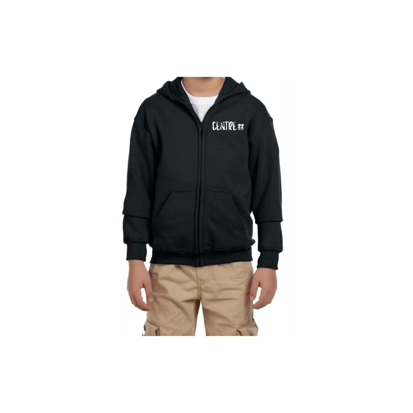 Centre33 Child/Youth Zippered Hoodie