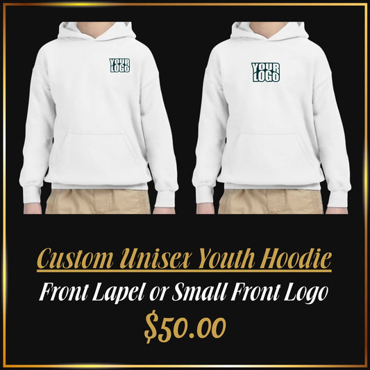 Custom Embroidered Youth Hoodies | Personalized Youth Custom Apparel