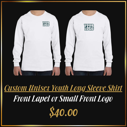 Custom Embroidered Youth Long Sleeve Shirts | Personalized Youth Long Sleeve Apparel