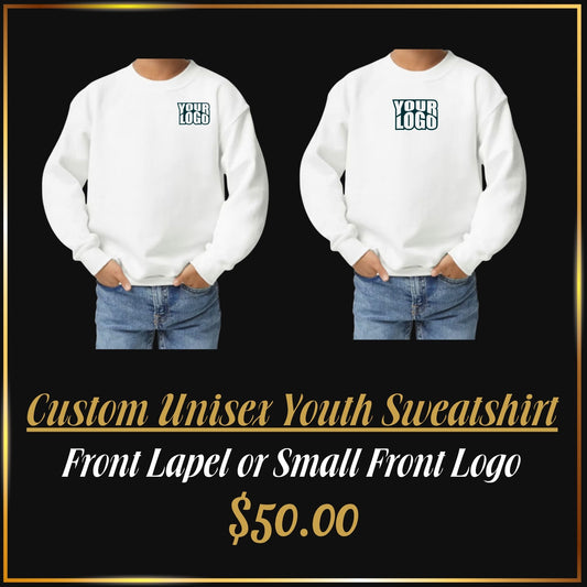 Custom Embroidered Youth Sweatshirts | Personalized Adult Custom Apparel